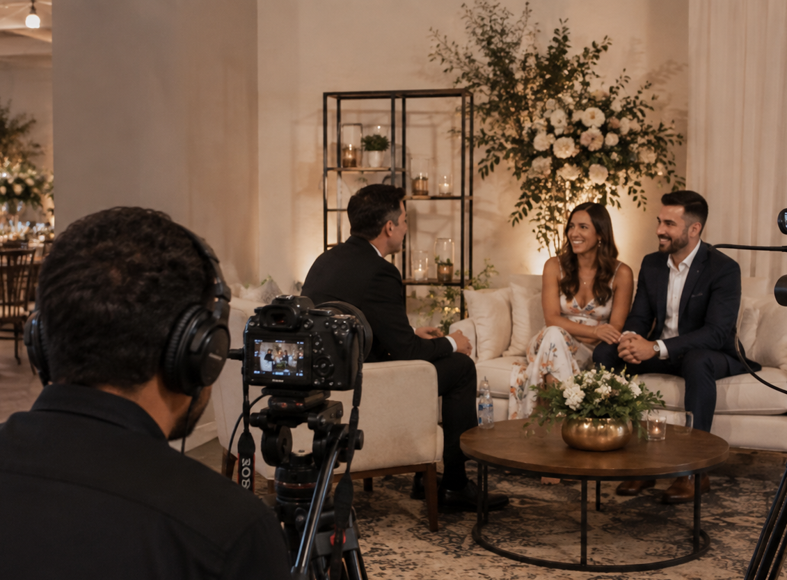 RO Stories Live interview-set experience